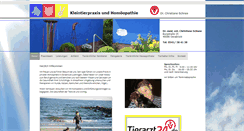 Desktop Screenshot of kleintierpraxis-schnee.de